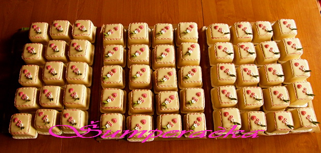 Svatební mini dortíčky-prvních 55ks